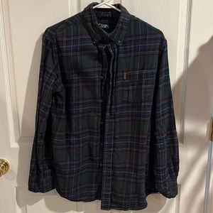 Chaps Performance Plaid Button Down Long Sleeve (Medium weight)Size Men’s Medium